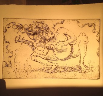 golden banjo girl blancheellis.wordpress.com